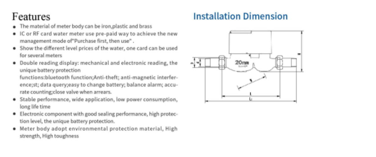 Prepaid Water Mete (DN15-32) - Image 2